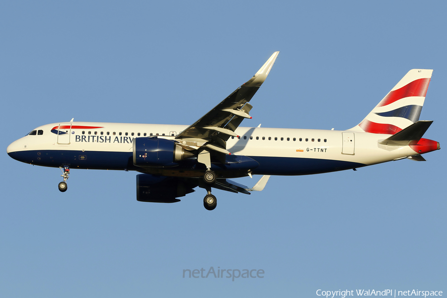British Airways Airbus A320-251N (G-TTNT) | Photo 651452
