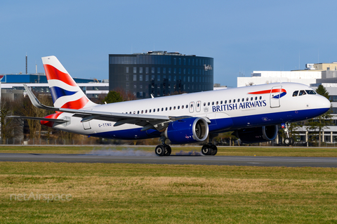 British Airways Airbus A320-251N (G-TTNU) at  Hamburg - Fuhlsbuettel (Helmut Schmidt), Germany