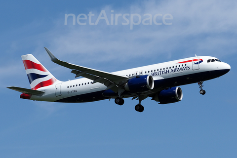British Airways Airbus A320-251N (G-TTNU) at  London - Heathrow, United Kingdom