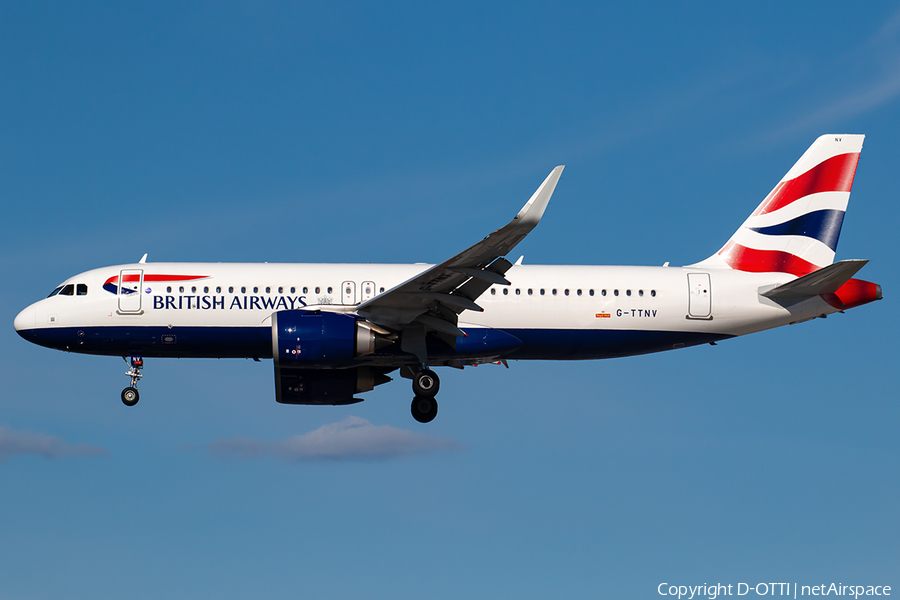 British Airways Airbus A320-251N (G-TTNV) | Photo 679646
