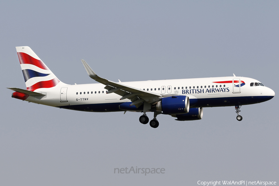 British Airways Airbus A320-251N (G-TTNV) | Photo 639619