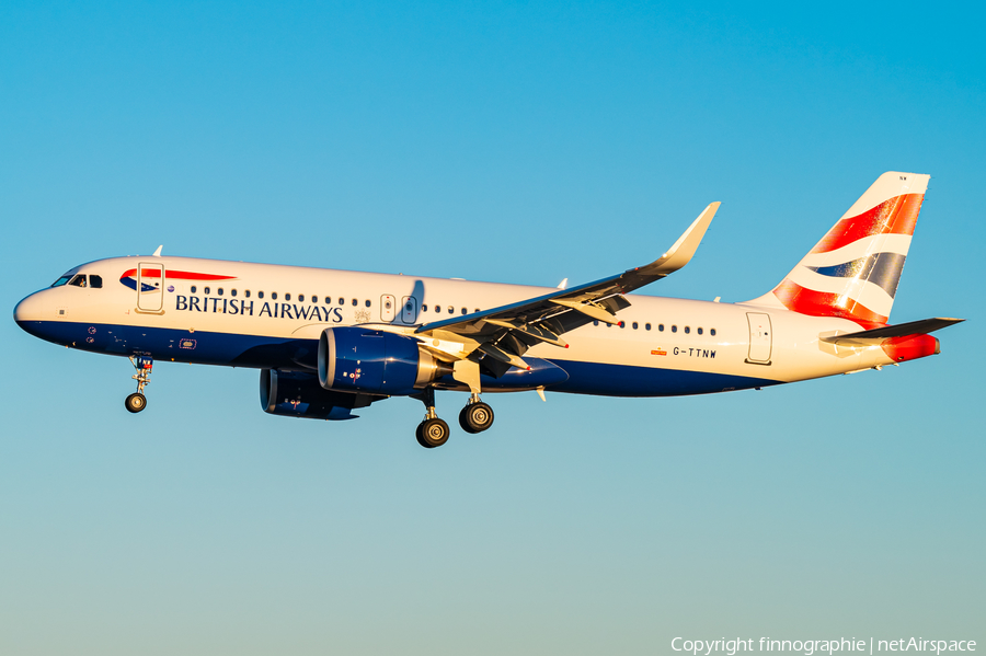 British Airways Airbus A320-251N (G-TTNW) | Photo 645653