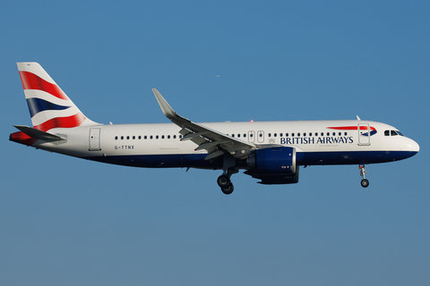 British Airways Airbus A320-251N (G-TTNX) at  London - Heathrow, United Kingdom