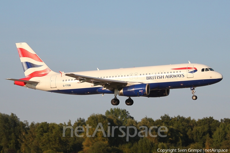 British Airways Airbus A320-232 (G-TTOB) | Photo 32778