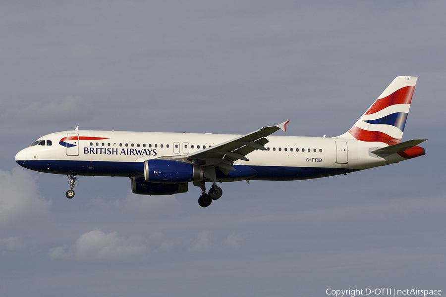 British Airways Airbus A320-232 (G-TTOB) | Photo 278467