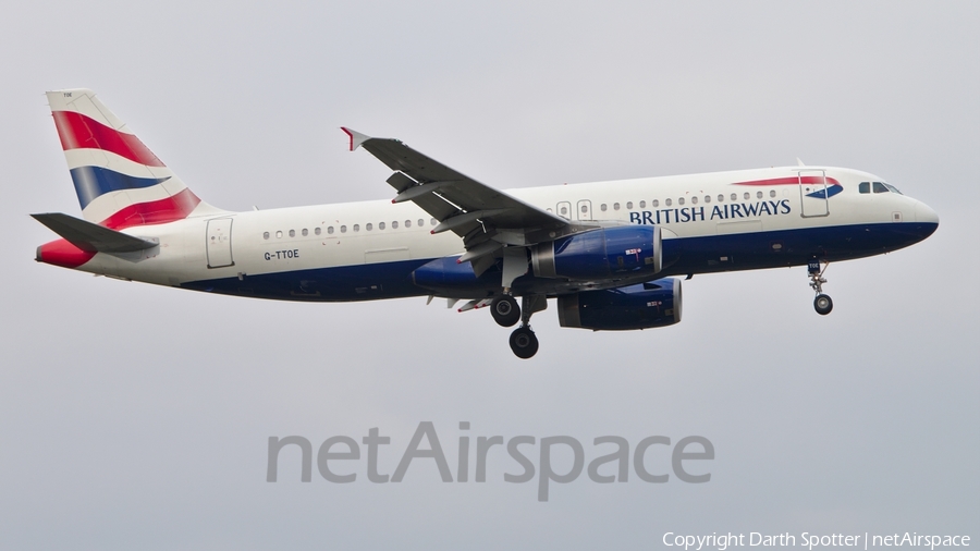 British Airways Airbus A320-232 (G-TTOE) | Photo 182204