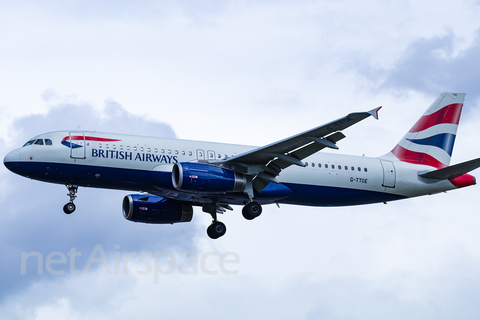 British Airways Airbus A320-232 (G-TTOE) at  London - Heathrow, United Kingdom