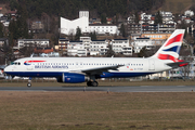British Airways Airbus A320-232 (G-TTOF) at  Innsbruck - Kranebitten, Austria