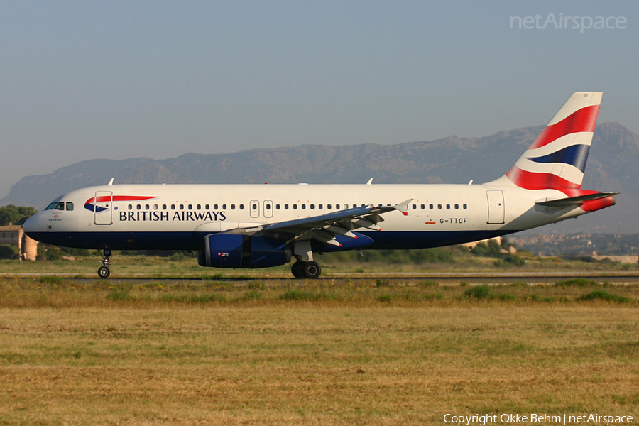 British Airways Airbus A320-232 (G-TTOF) | Photo 39090