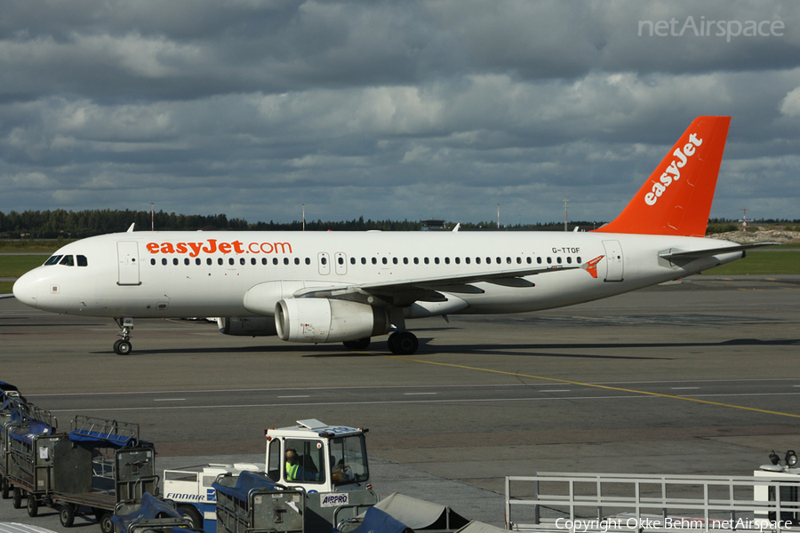 easyJet Airbus A320-232 (G-TTOF) | Photo 40287