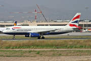 British Airways Airbus A320-232 (G-TTOH) at  Malaga, Spain