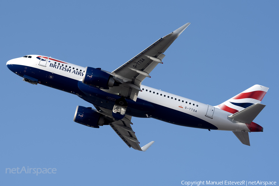 British Airways Airbus A320-251N (G-TTSA) | Photo 659854