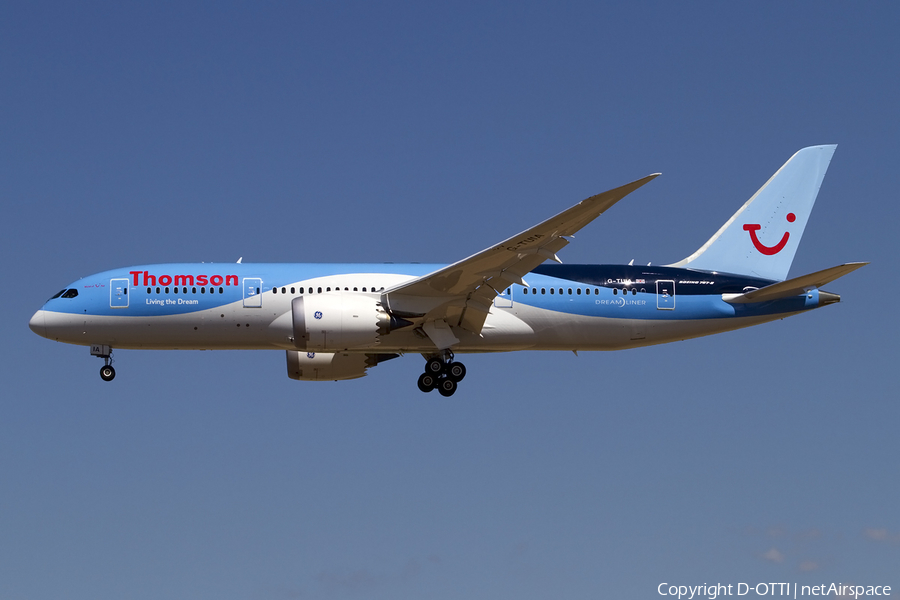 Thomson Airways Boeing 787-8 Dreamliner (G-TUIA) | Photo 414070