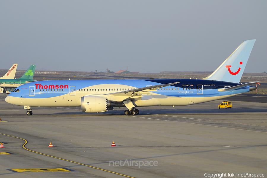 Thomson Airways Boeing 787-8 Dreamliner (G-TUID) | Photo 316190