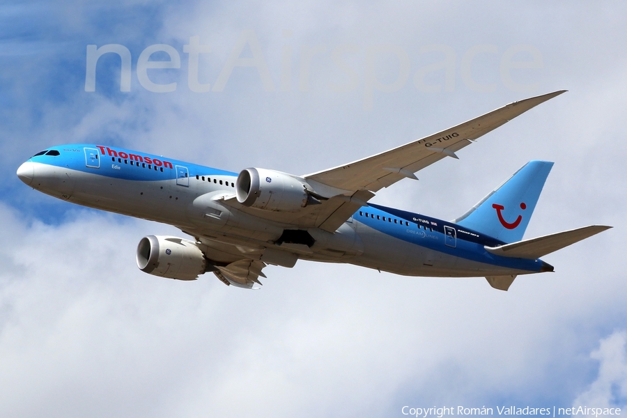 Thomson Airways Boeing 787-8 Dreamliner (G-TUIG) | Photo 337438
