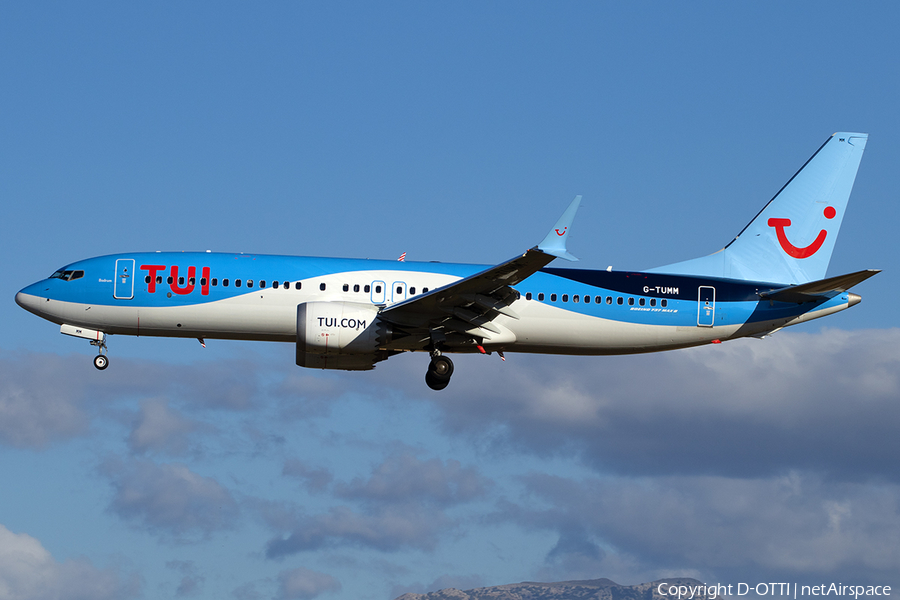 TUI Airways UK Boeing 737-8 MAX (G-TUMM) | Photo 531193