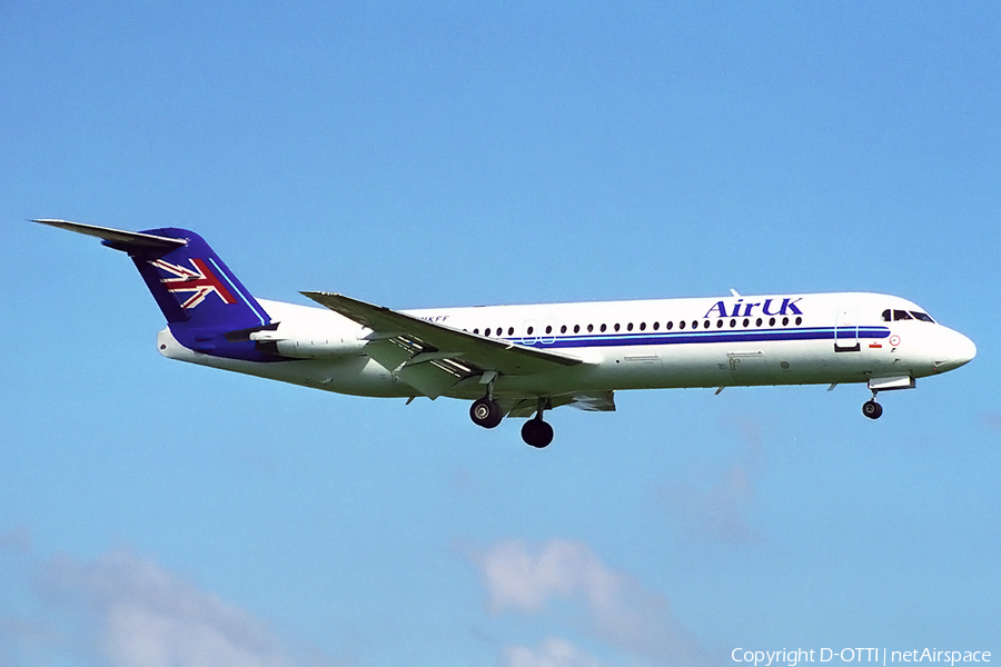 Air UK Fokker 100 (G-UKFF) | Photo 147447