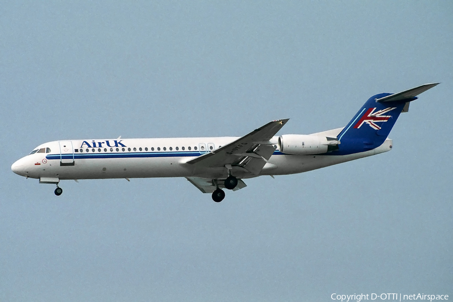 Air UK Fokker 100 (G-UKFG) | Photo 145852