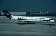 Air UK Fokker 100 (G-UKFG) at  Munich, Germany