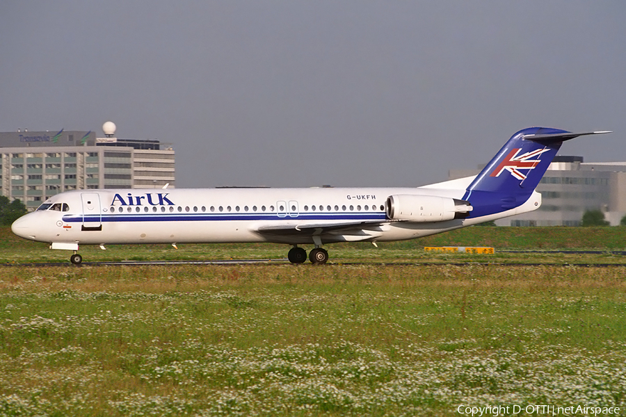 Air UK Fokker 100 (G-UKFH) | Photo 151355