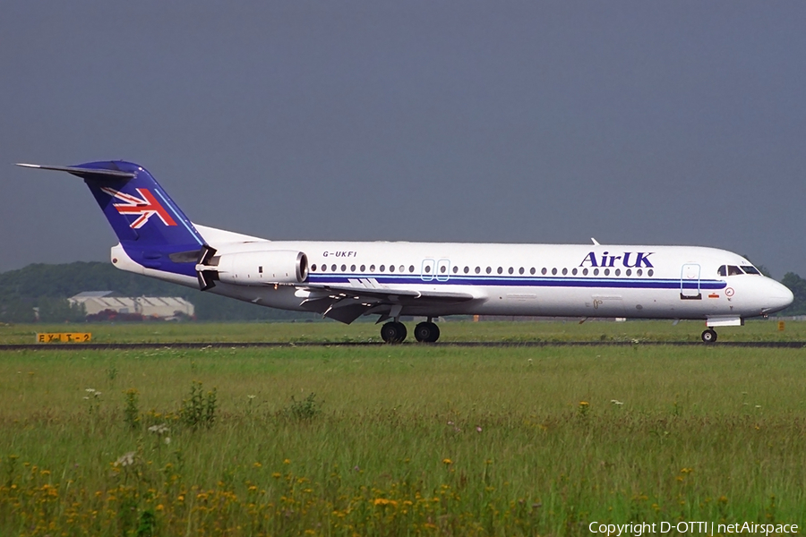 Air UK Fokker 100 (G-UKFI) | Photo 247580