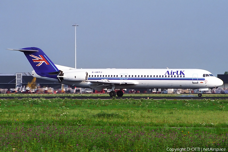 Air UK Fokker 100 (G-UKFJ) | Photo 151568