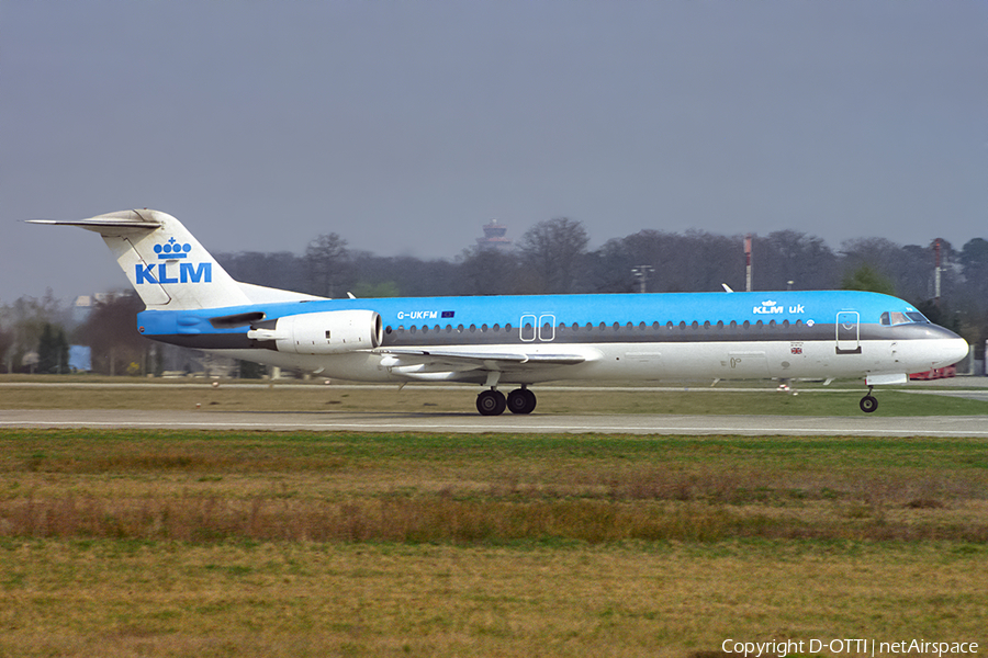 KLM uk Fokker 100 (G-UKFM) | Photo 392746