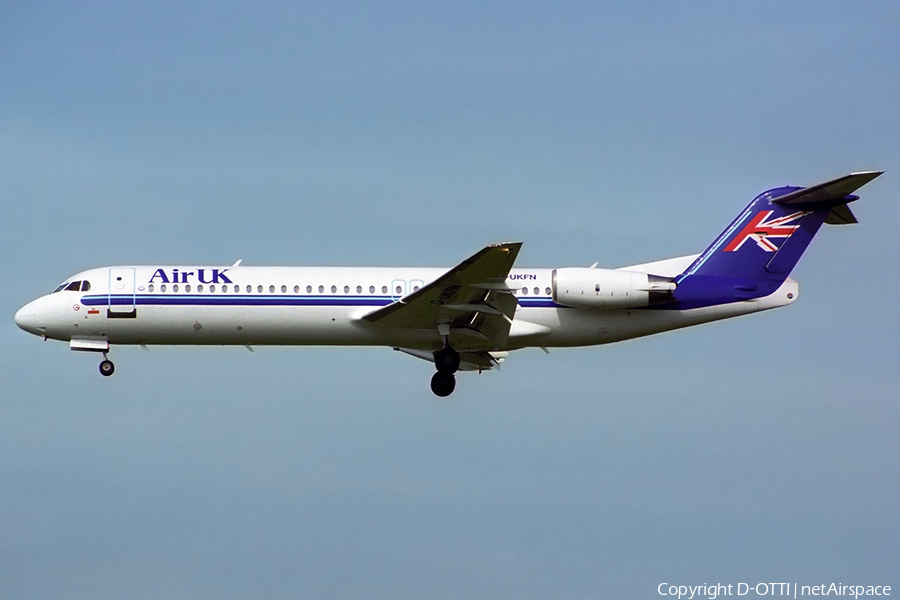 Air UK Fokker 100 (G-UKFN) | Photo 318097