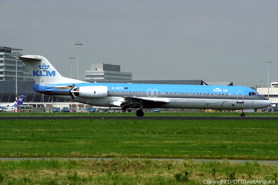 KLM uk Fokker 100 (G-UKFO) | Photo 324468