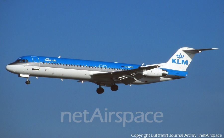 KLM uk Fokker 100 (G-UKFO) | Photo 405405