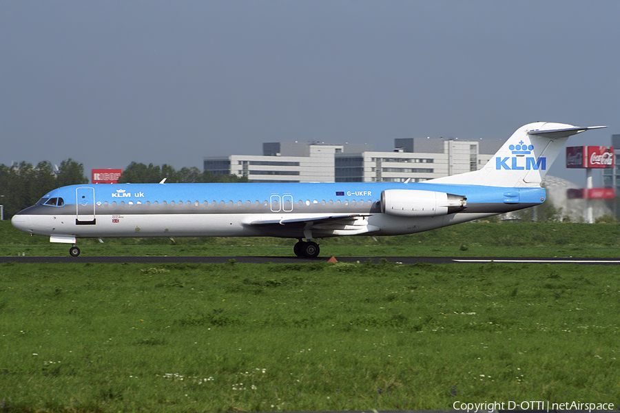 KLM uk Fokker 100 (G-UKFR) | Photo 468104