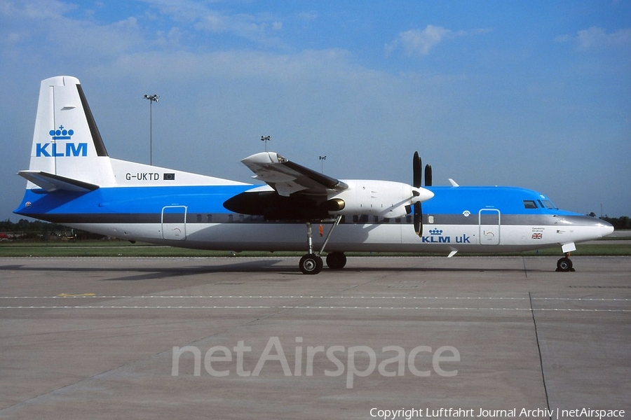 KLM uk Fokker 50 (G-UKTD) | Photo 401842