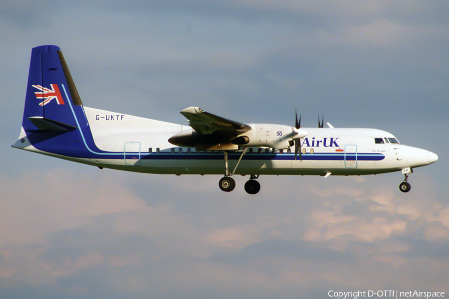 Air UK Fokker 50 (G-UKTF) | Photo 188169