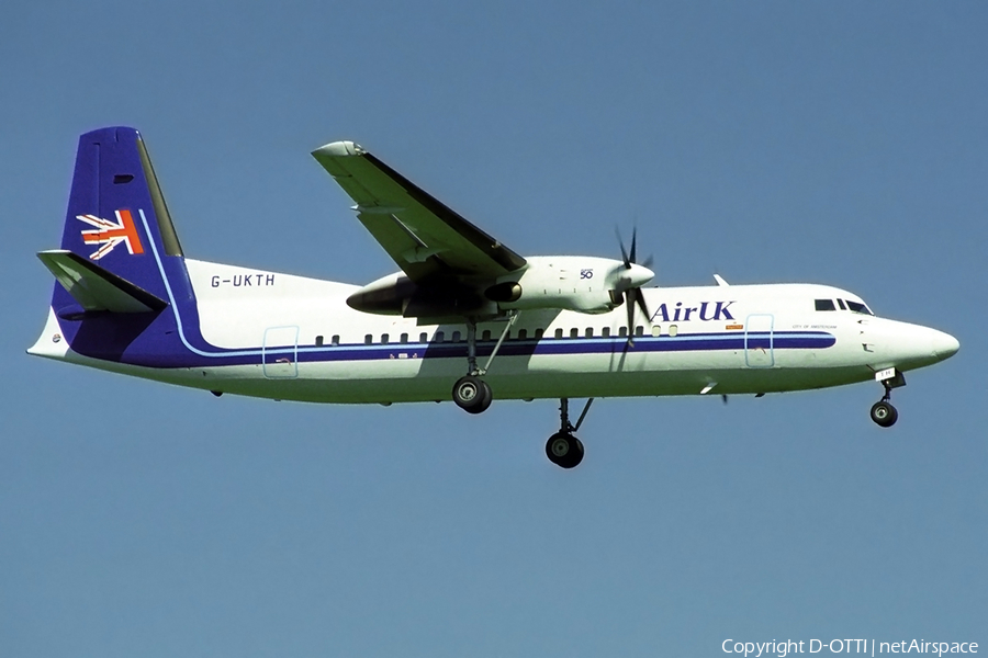 Air UK Fokker 50 (G-UKTH) | Photo 238159