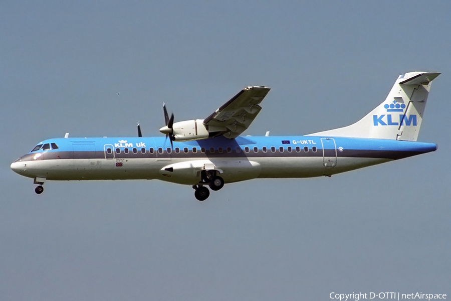KLM uk ATR 72-202 (G-UKTL) | Photo 318107