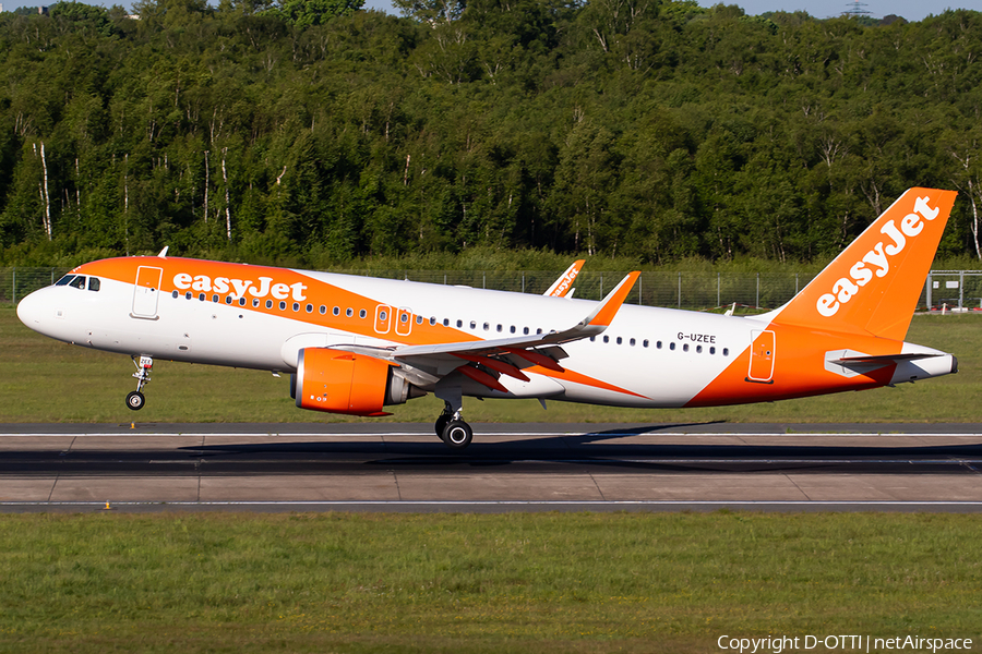 easyJet Airbus A320-251N (G-UZEE) | Photo 680004