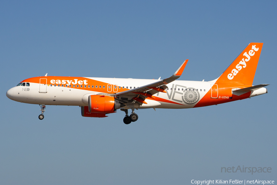 easyJet Airbus A320-251N (G-UZHD) | Photo 504253