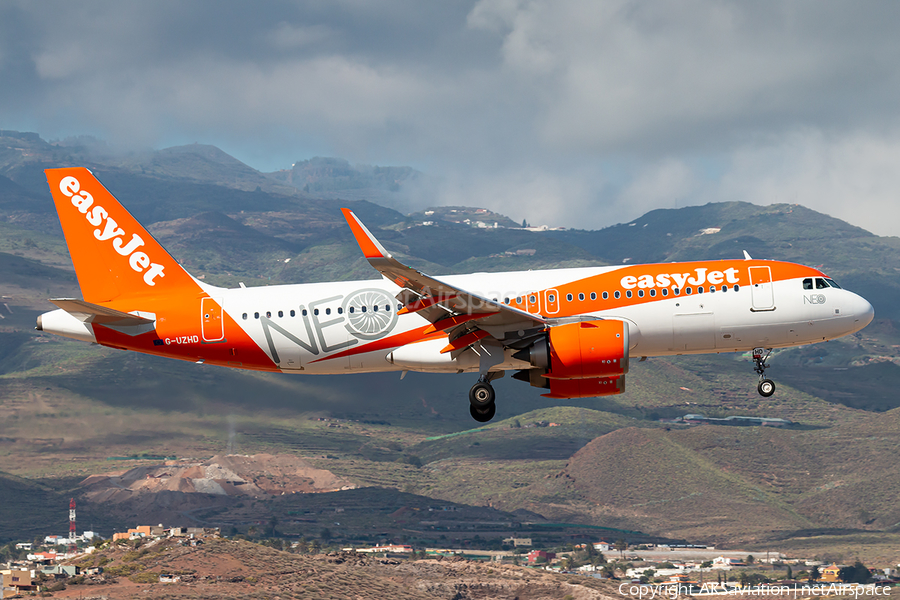 easyJet Airbus A320-251N (G-UZHD) | Photo 361354