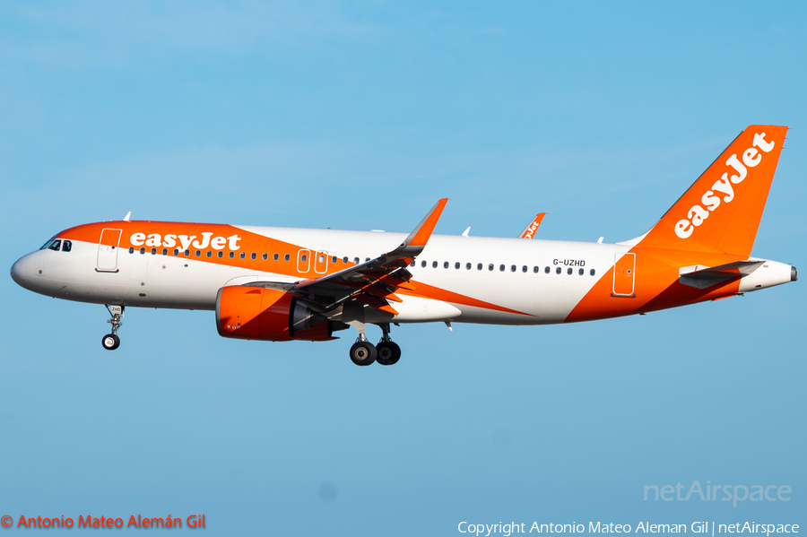 easyJet Airbus A320-251N (G-UZHD) | Photo 666852