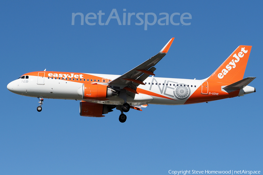 easyJet Airbus A320-251N (G-UZHE) | Photo 282577