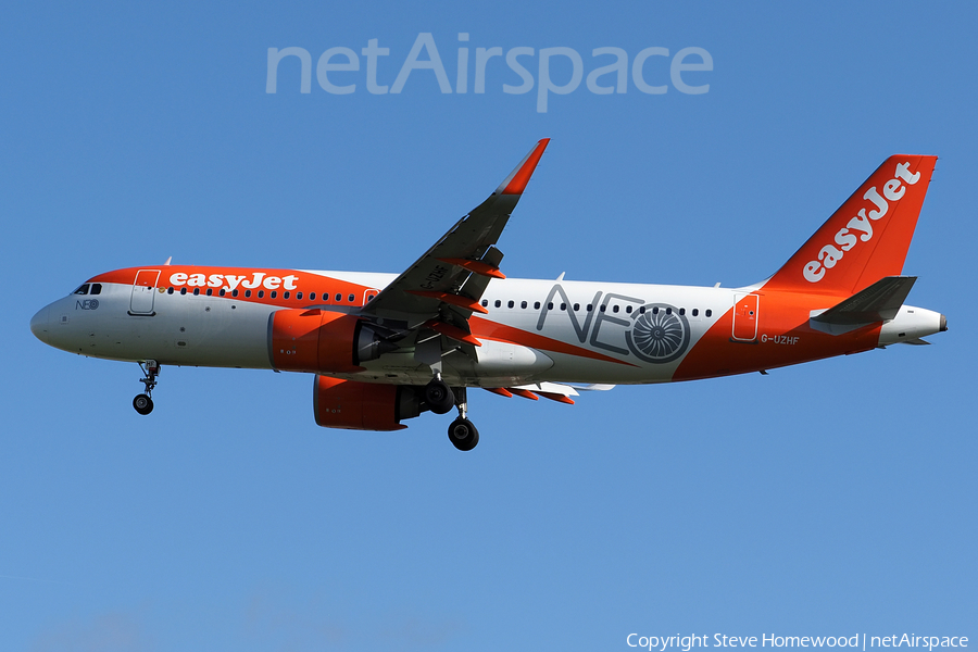 easyJet Airbus A320-251N (G-UZHF) | Photo 535098