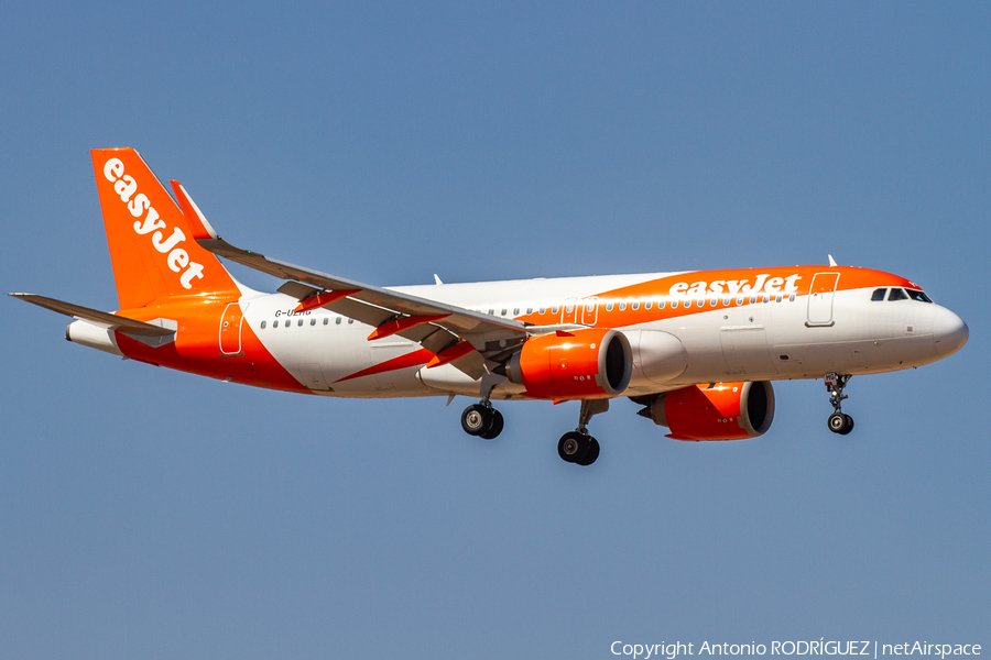 easyJet Airbus A320-251N (G-UZHG) | Photo 408985