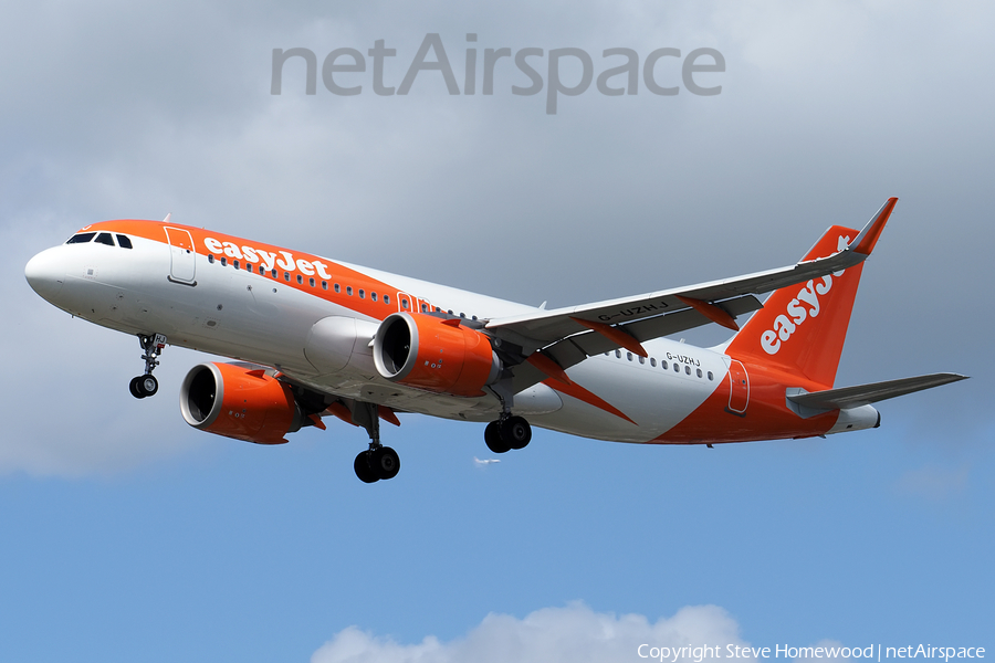 easyJet Airbus A320-251N (G-UZHJ) | Photo 535099