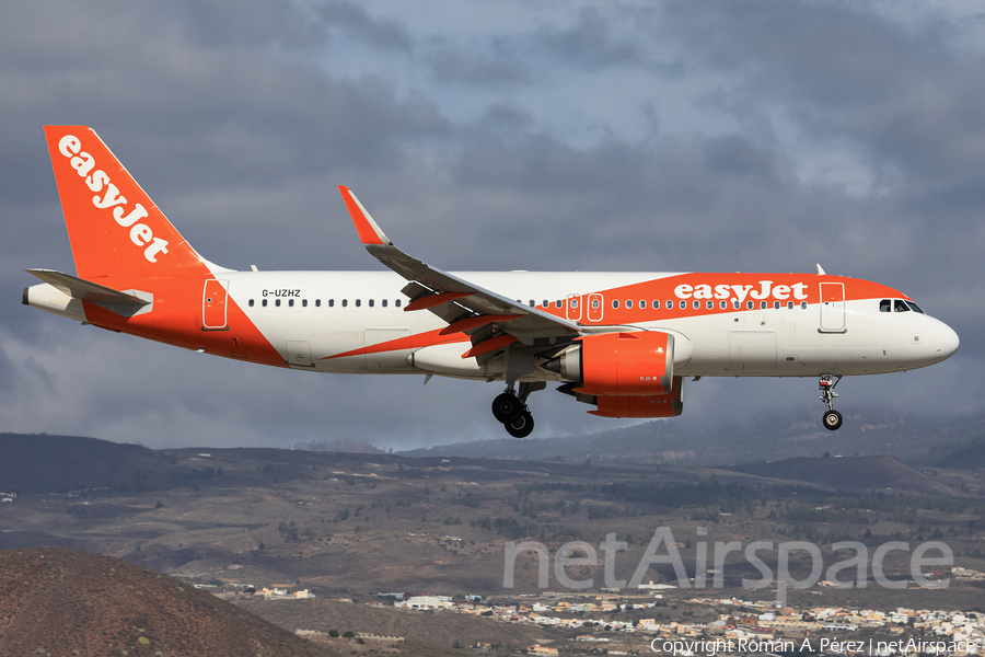 easyJet Airbus A320-251N (G-UZHZ) | Photo 482180