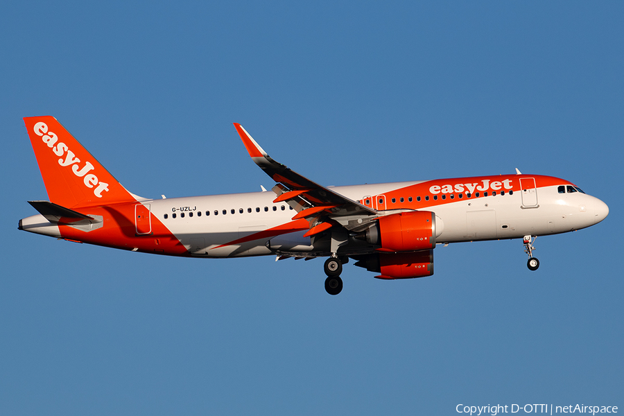 easyJet Airbus A320-251N (G-UZLJ) | Photo 363524