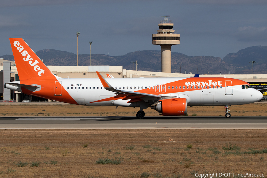 easyJet Airbus A320-251N (G-UZLK) | Photo 529585