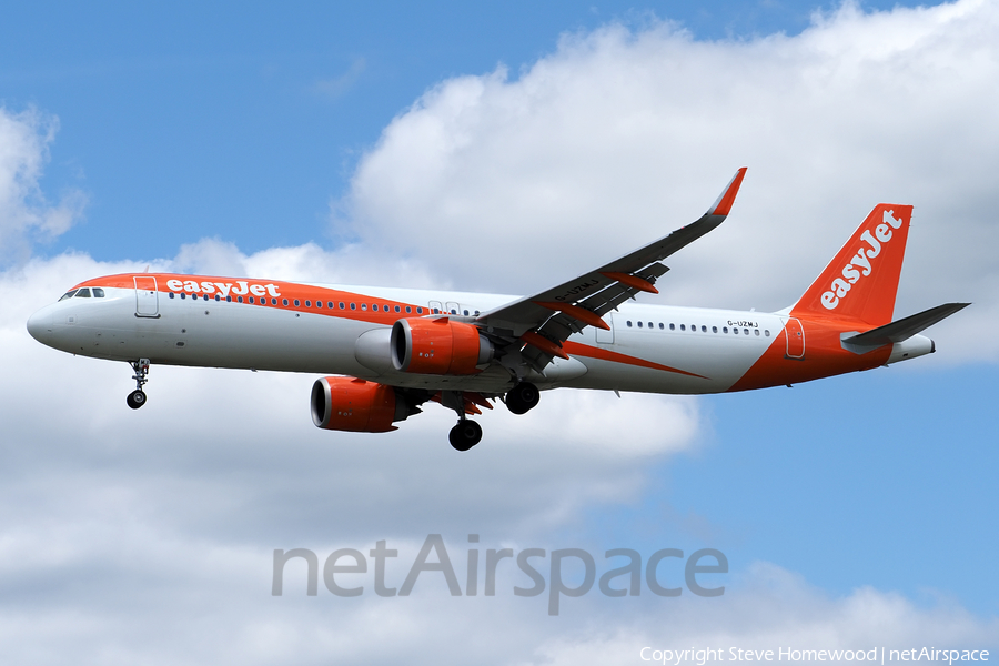 easyJet Airbus A321-251NX (G-UZMJ) | Photo 535341