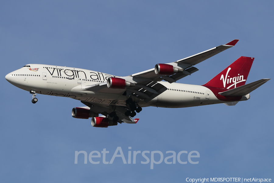 Virgin Atlantic Airways Boeing 747-4Q8 (G-VBIG) | Photo 304967