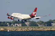 Virgin Atlantic Airways Boeing 747-4Q8 (G-VBIG) at  Boston - Logan International, United States