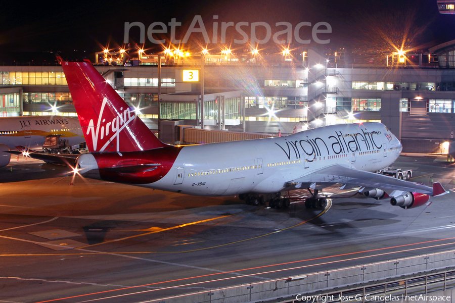 Virgin Atlantic Airways Boeing 747-4Q8 (G-VBIG) | Photo 113069
